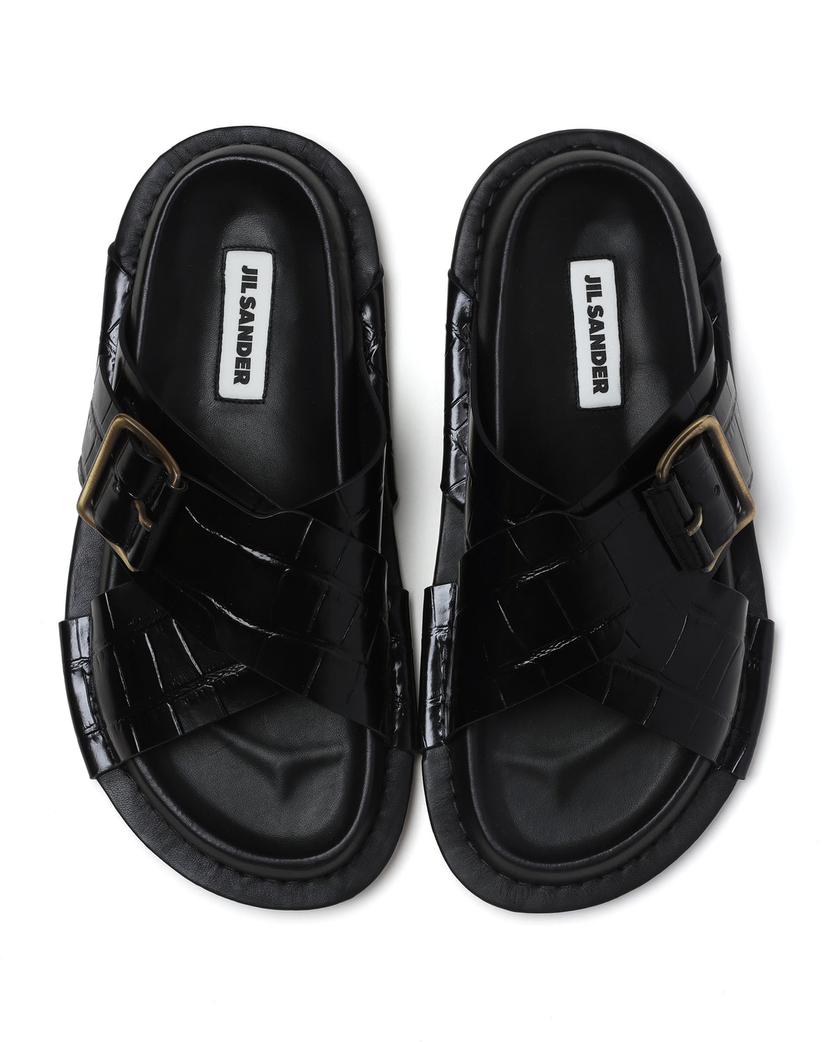 Buckle strap sandals