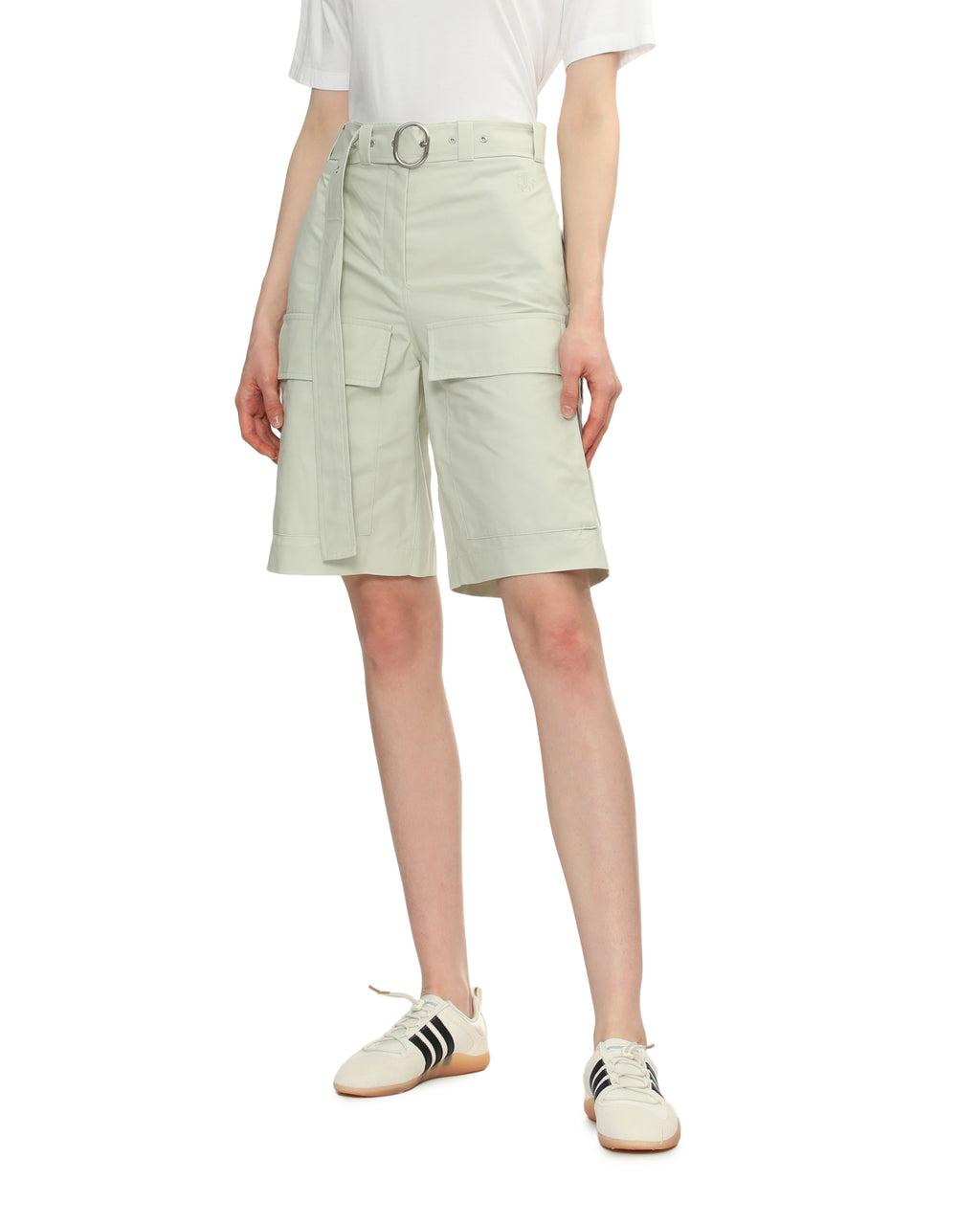 Belted shorts