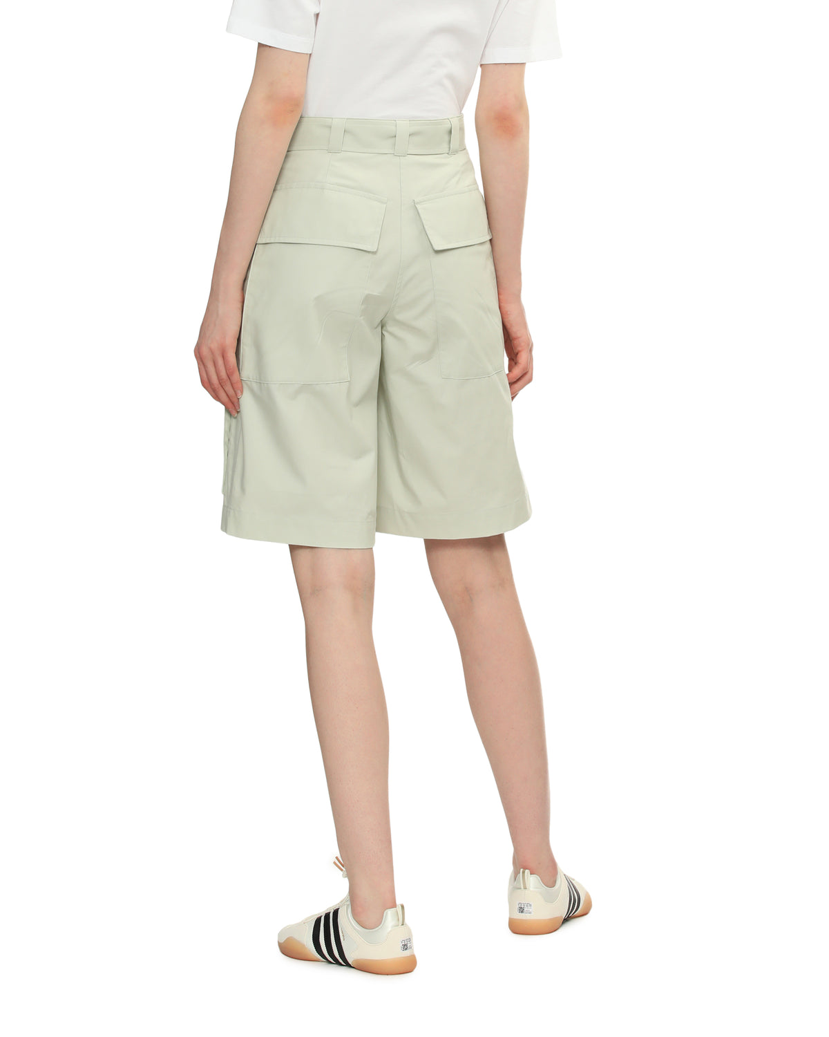 Belted shorts