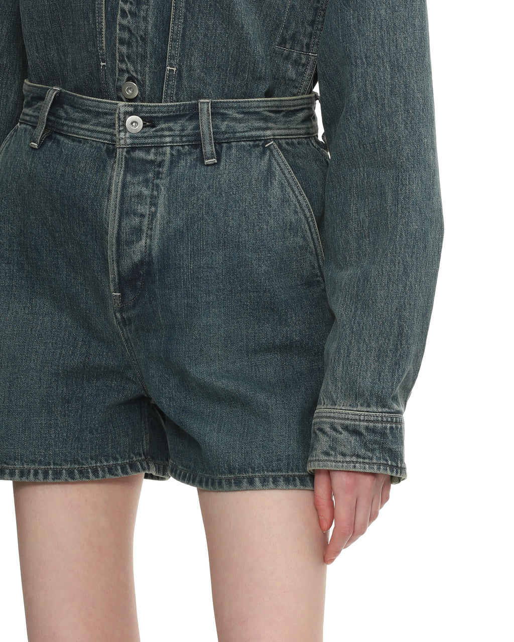 Denim shorts