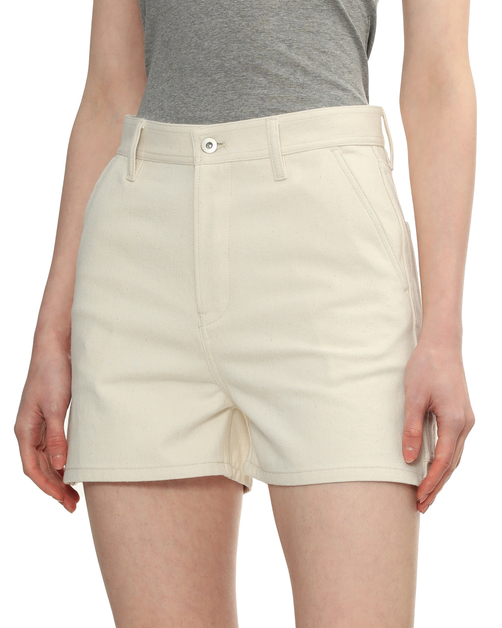 High-waisted shorts
