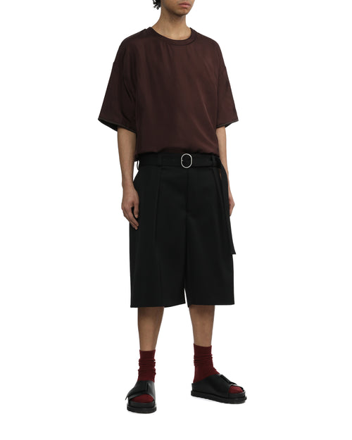 Belted shorts