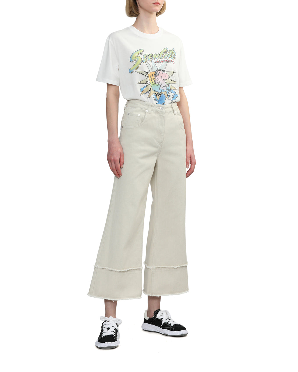 Wide leg jeans