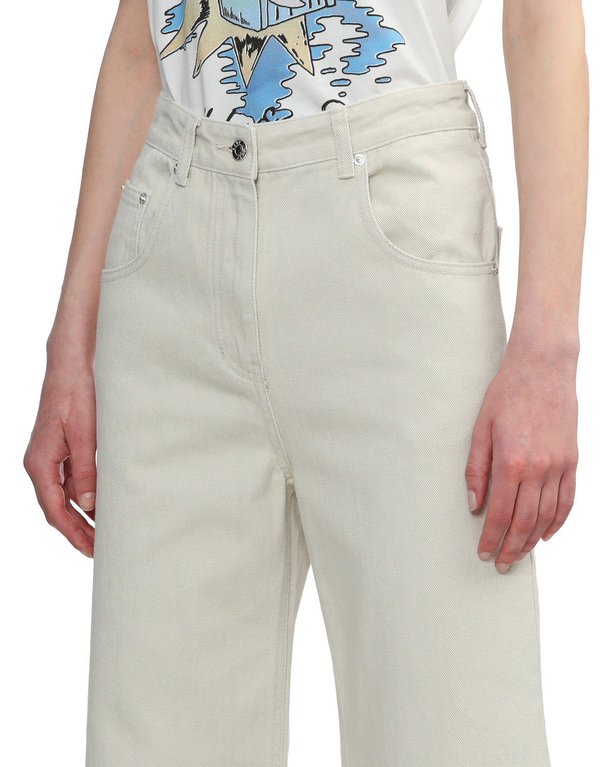 Wide leg jeans
