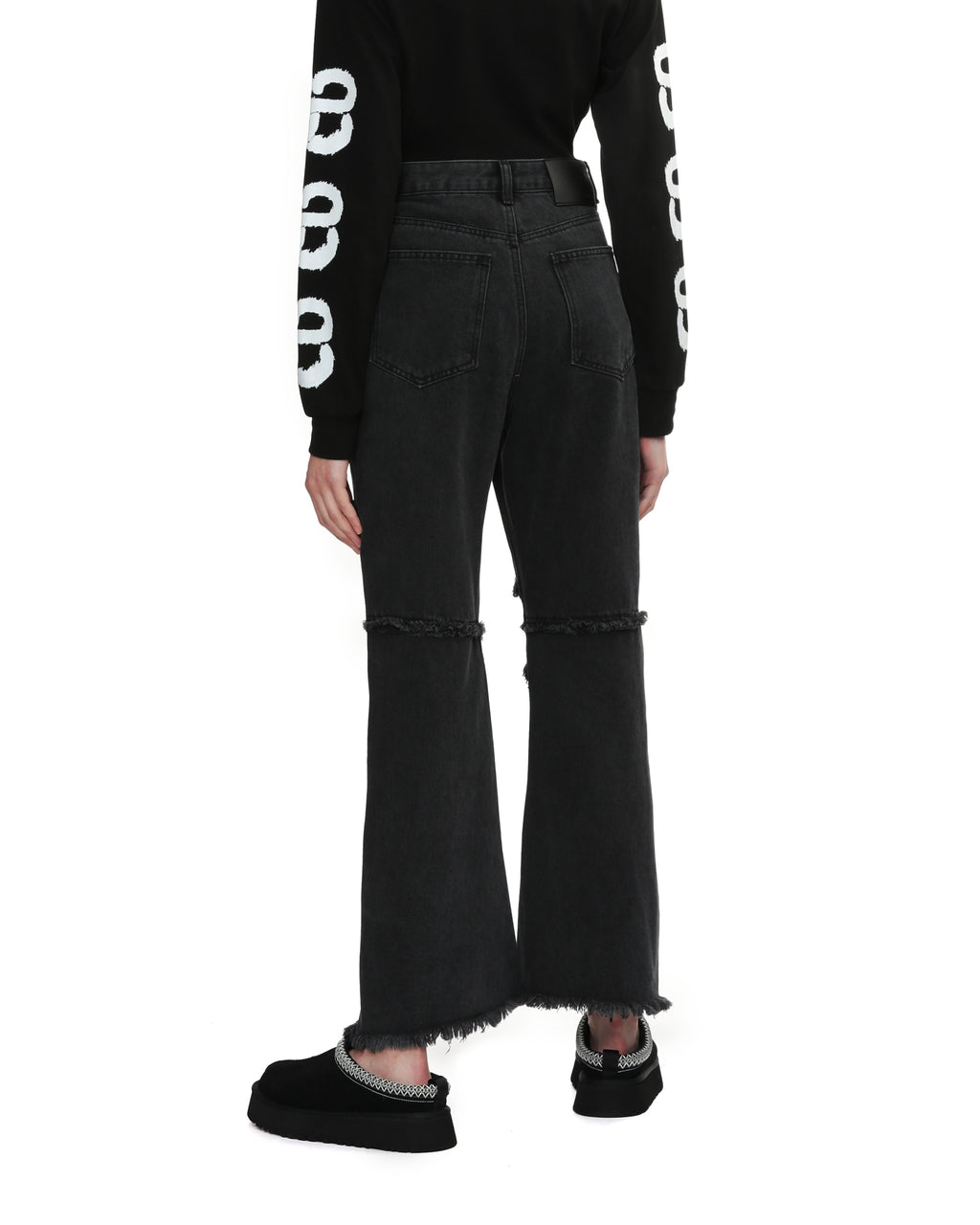Flared leg jeans