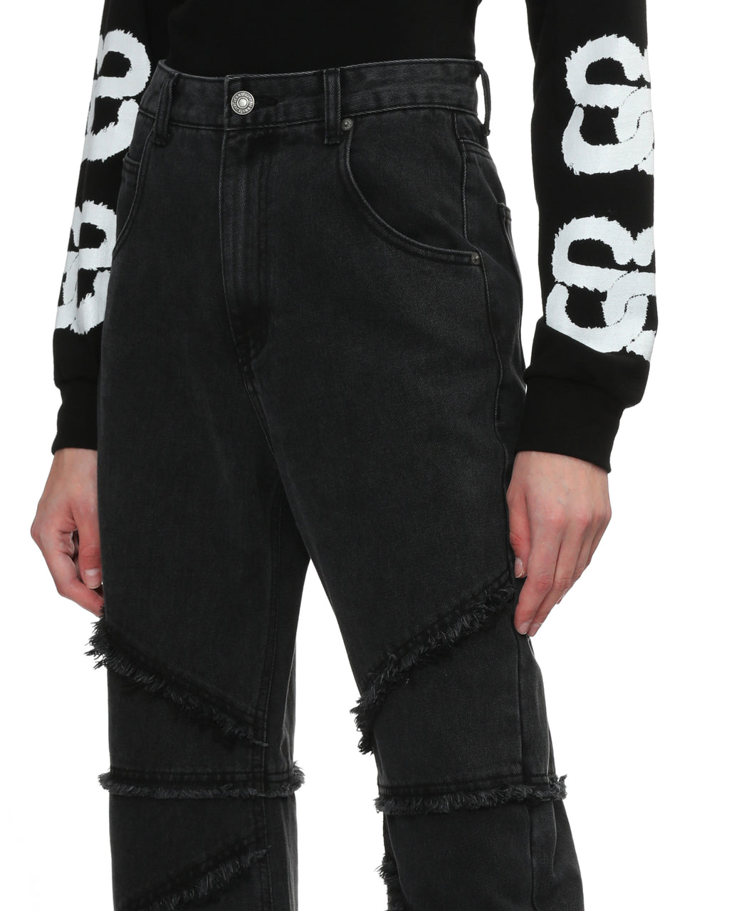 Flared leg jeans
