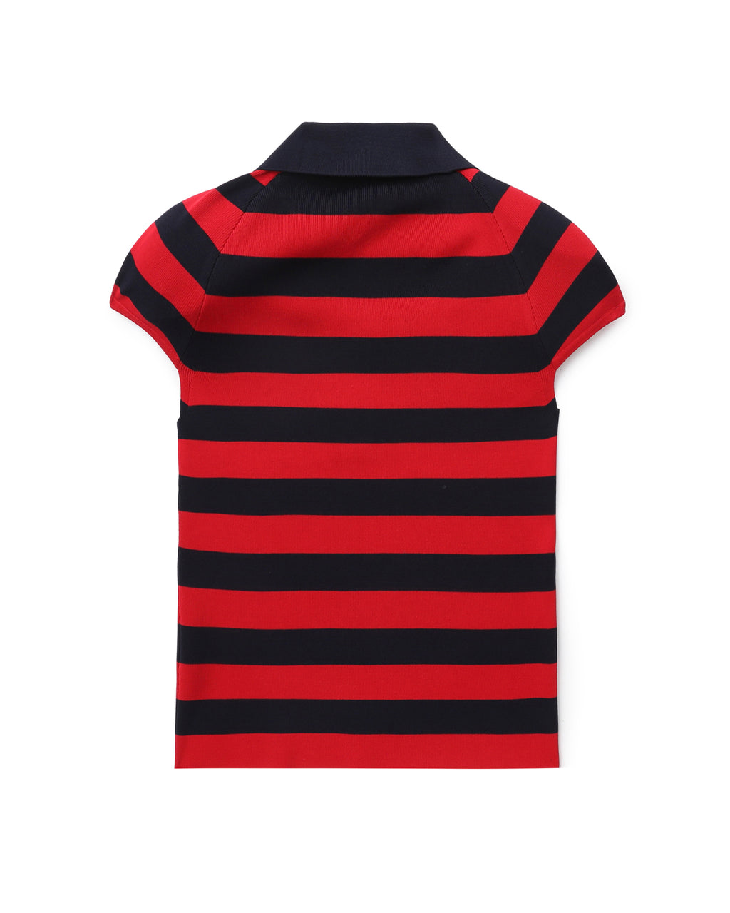 Striped polo tee