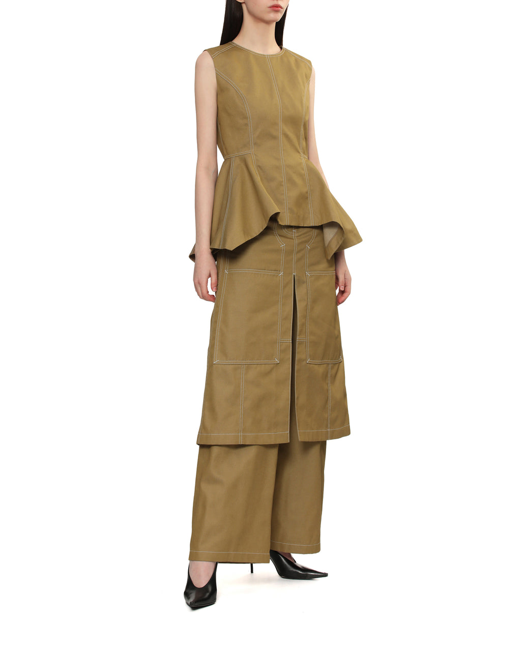 Layered pants