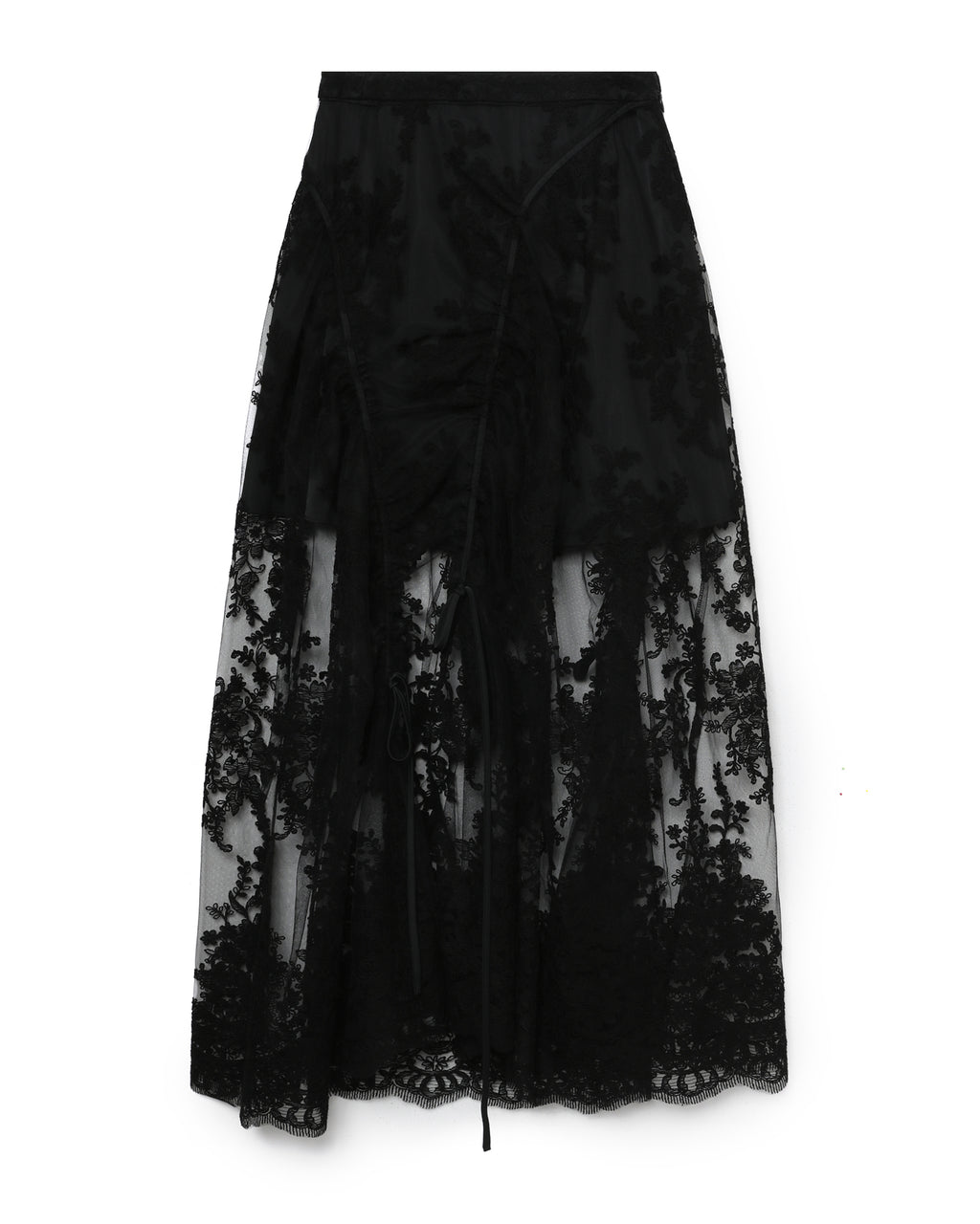 Lace maxi skirt