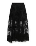 Lace maxi skirt