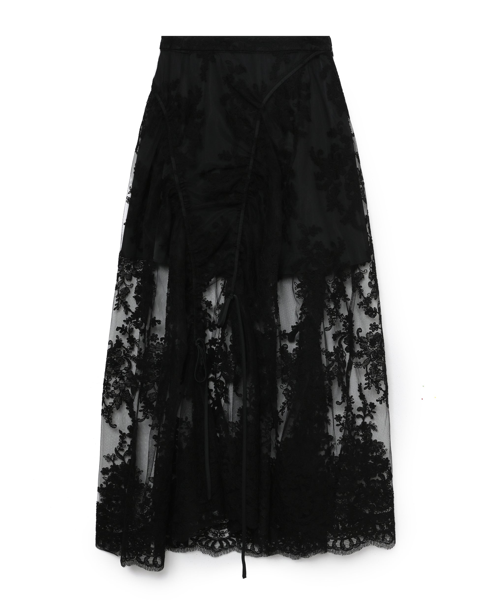 Lace maxi skirt