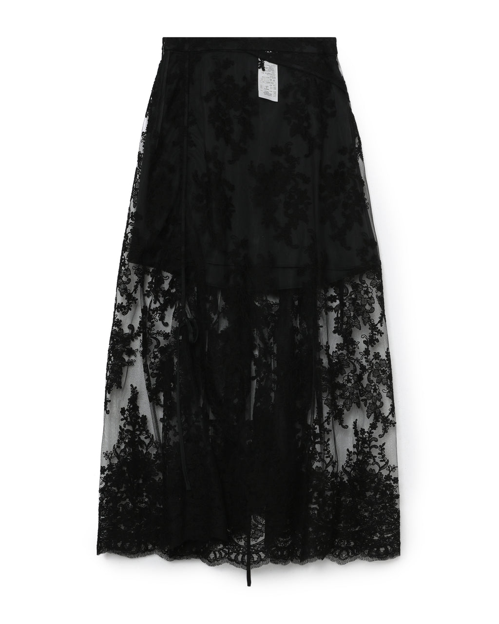 Lace maxi skirt