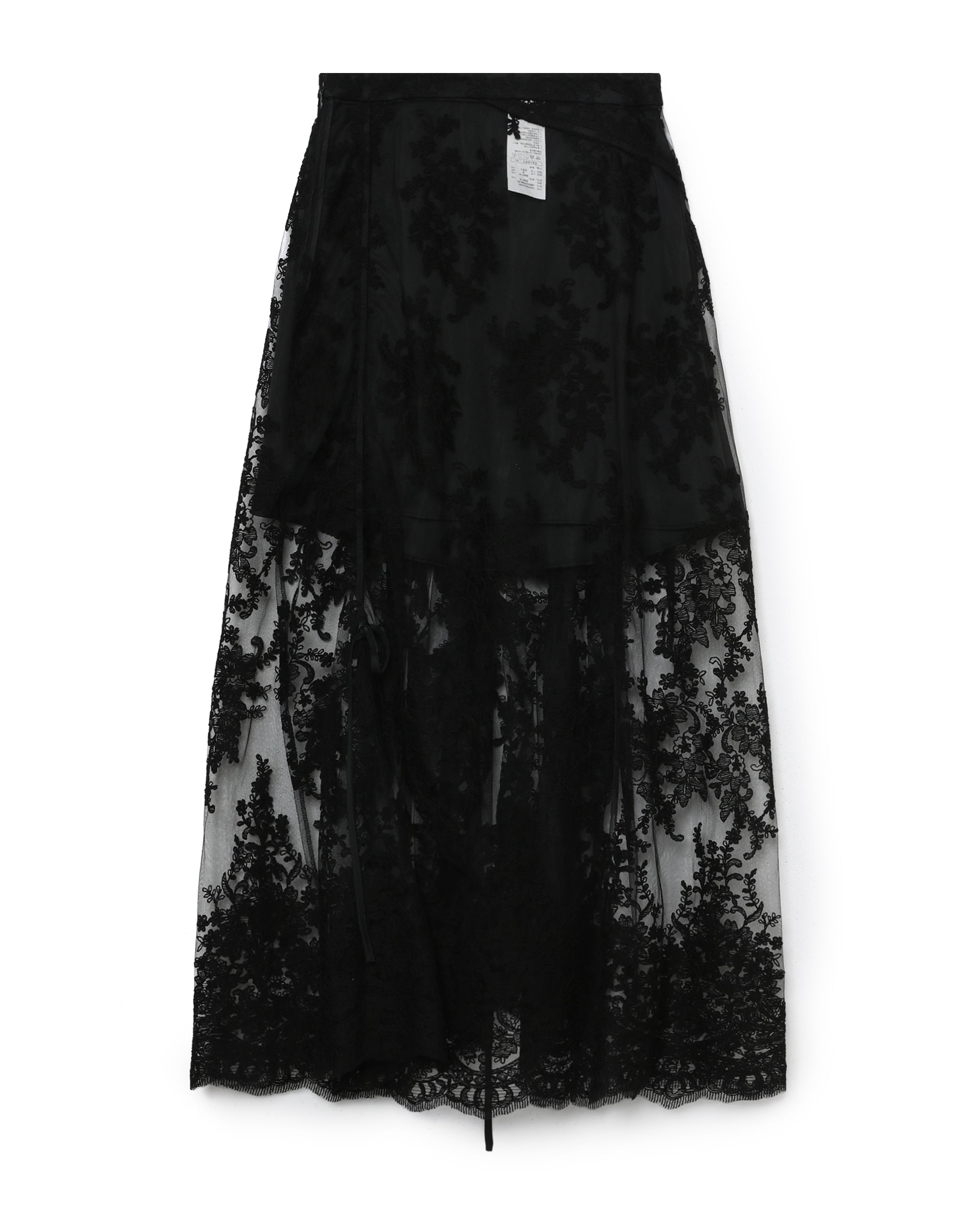 Lace maxi skirt