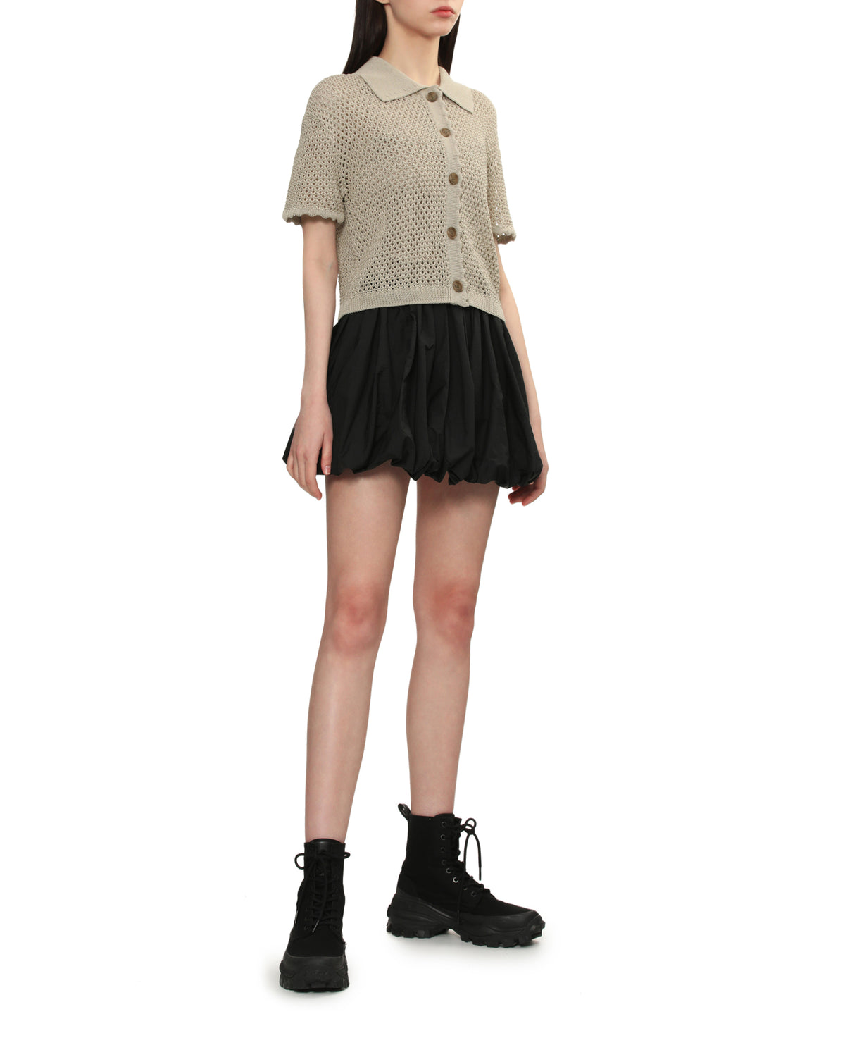 Bubble mini skirt