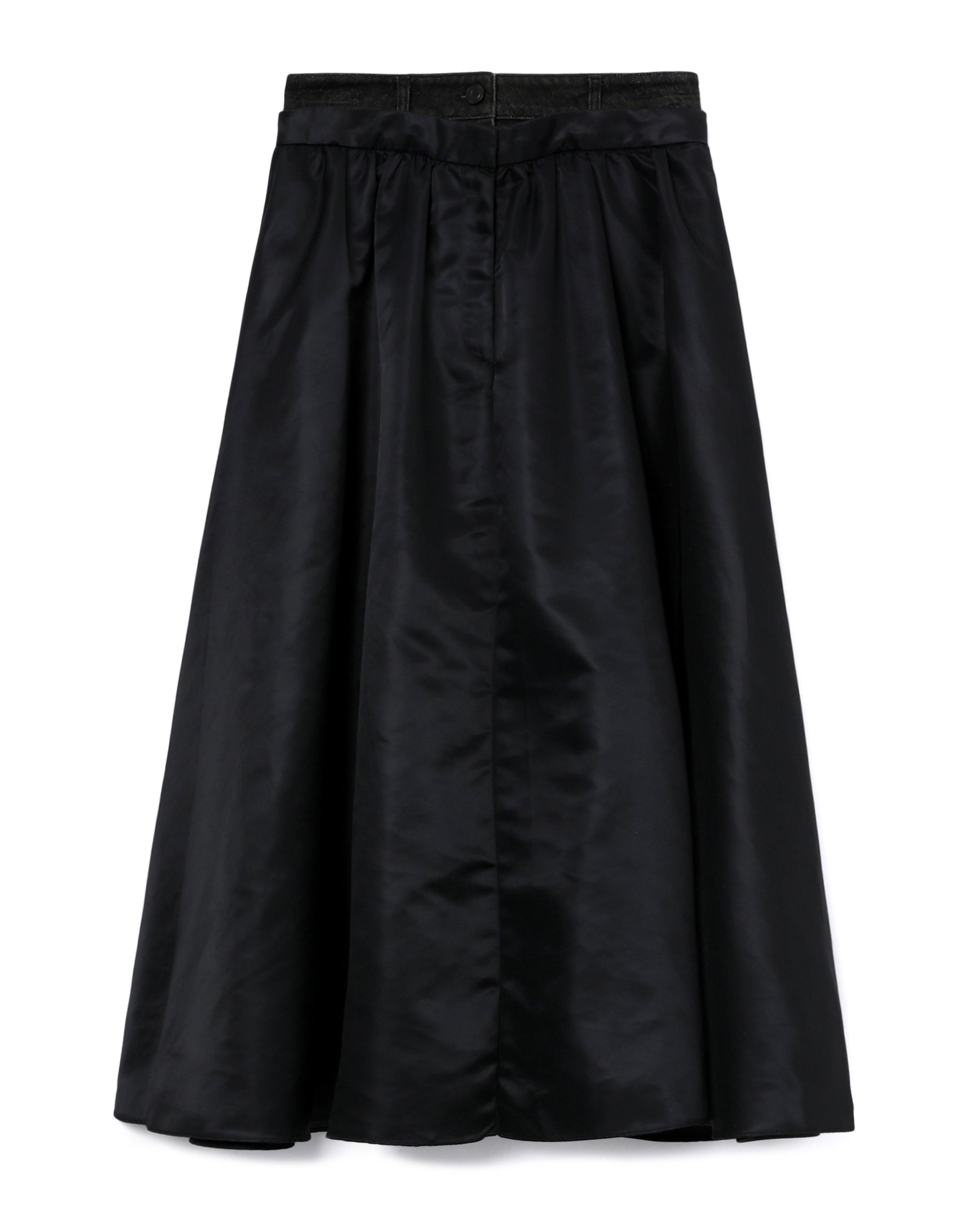 Layered midi skirt