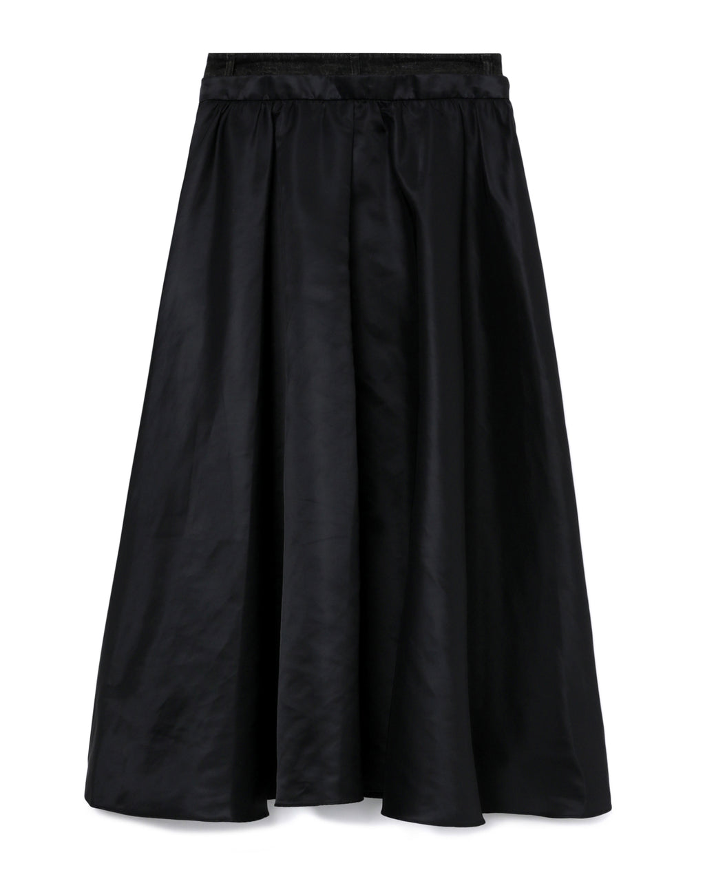 Layered midi skirt