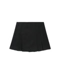 Pleated mini skirt