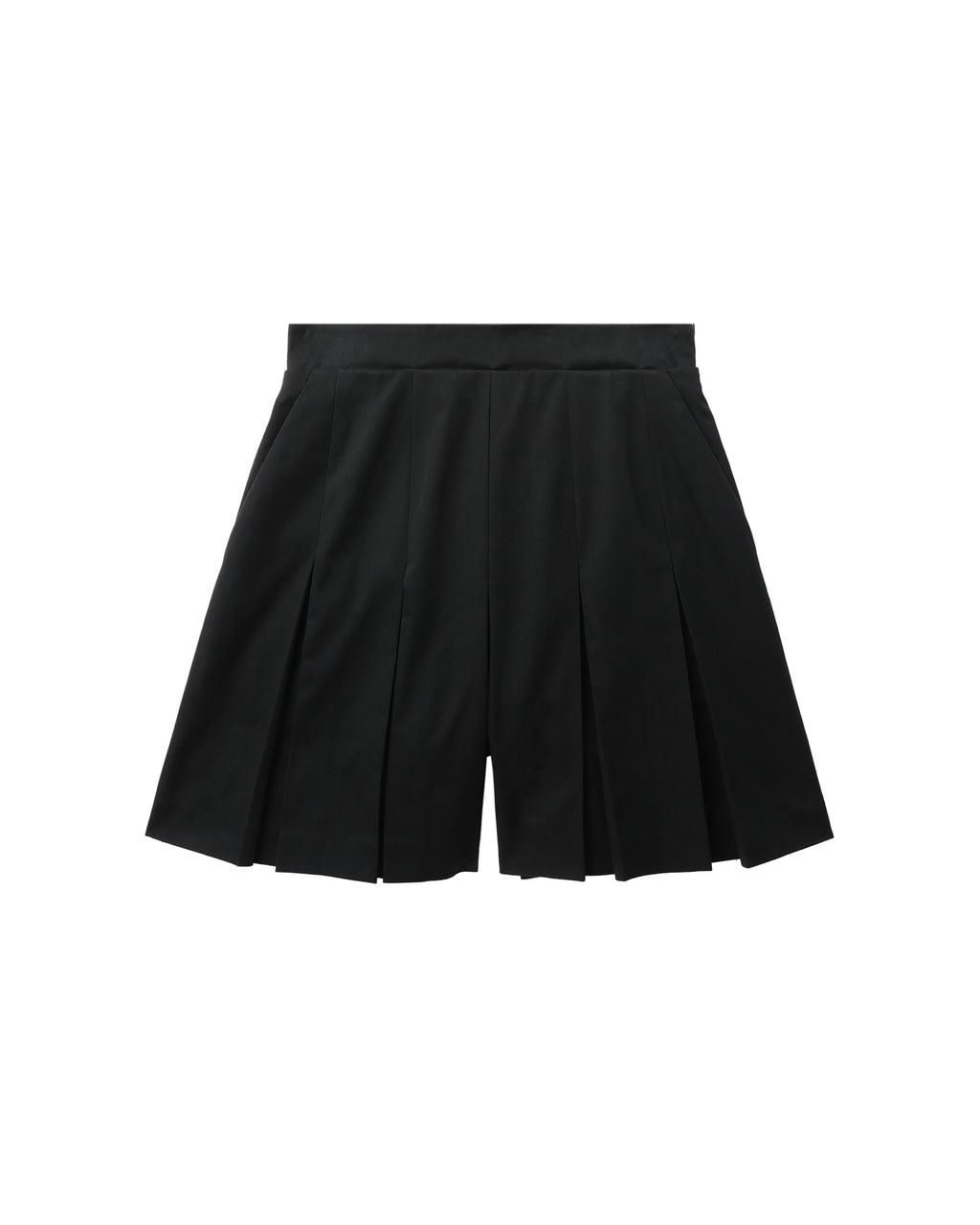 Pleated shorts