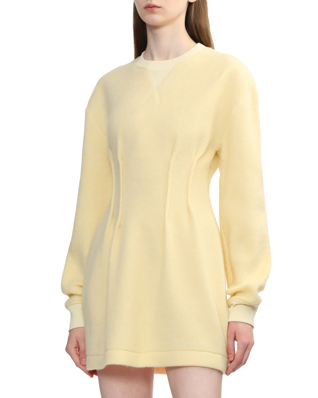 Textured hourglass dress