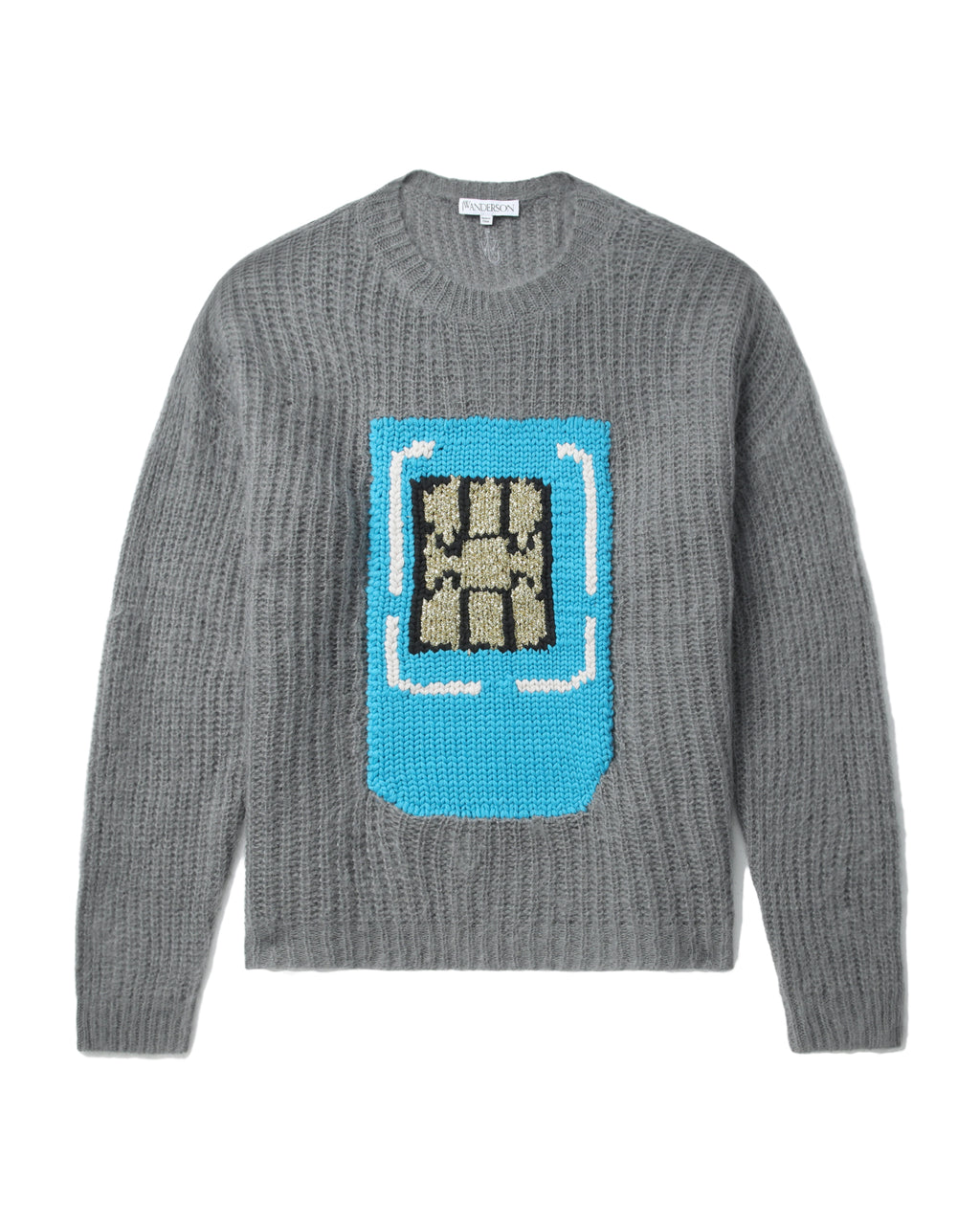 Sim card crew neck jumper