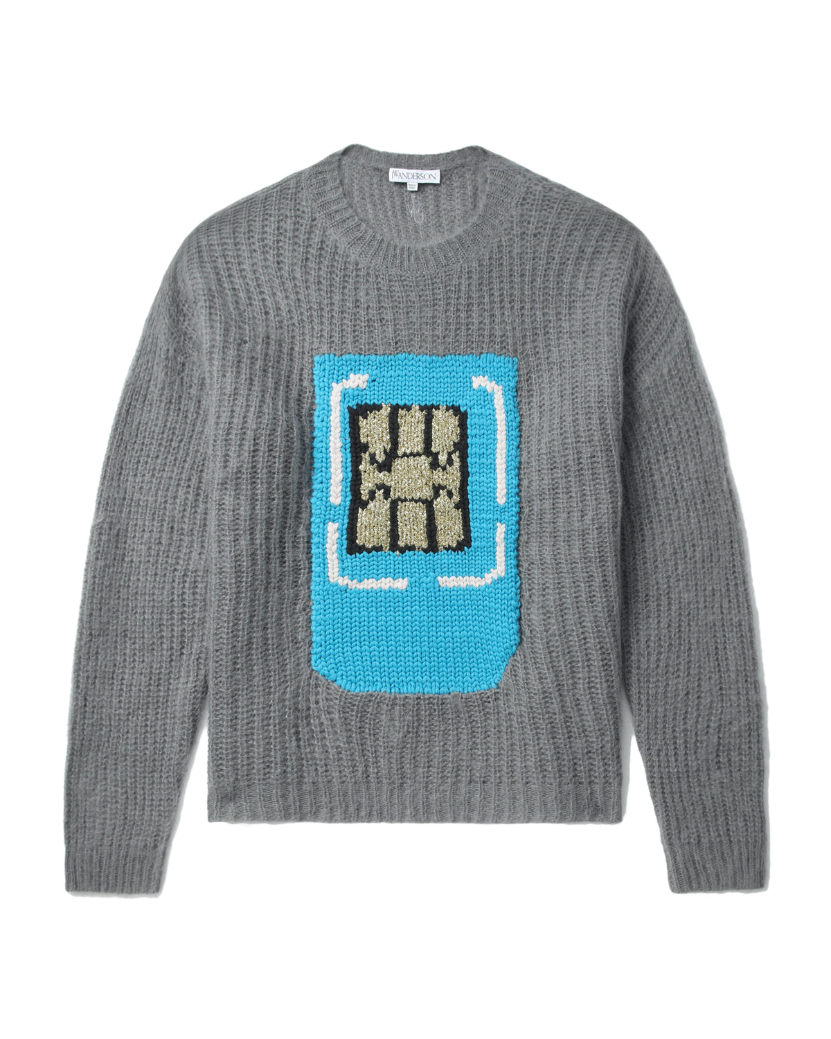 Sim card crew neck jumper