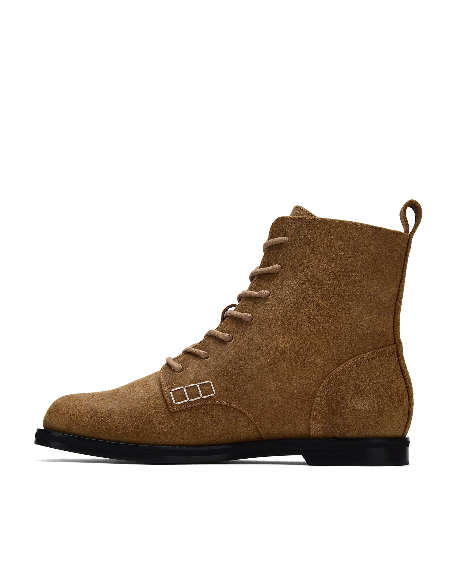 Loafer lace-up boots