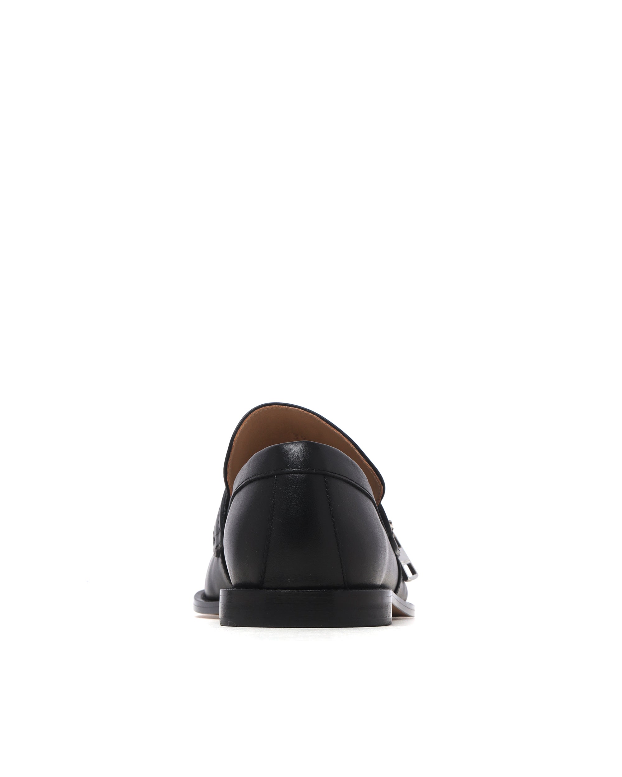 Biker zip trim moccasins