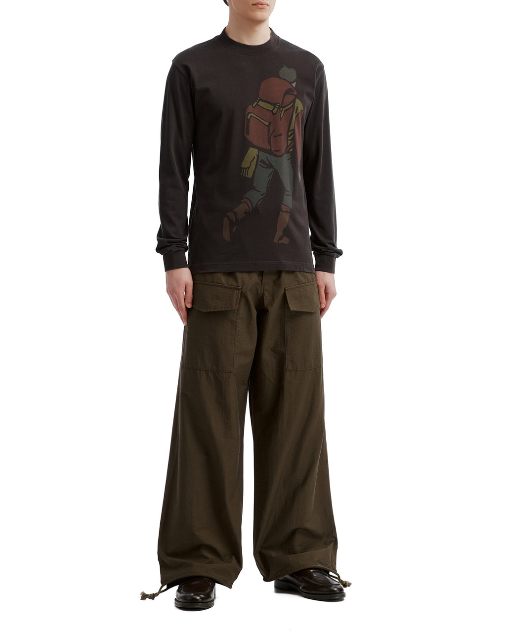 Graphic long sleeve tee