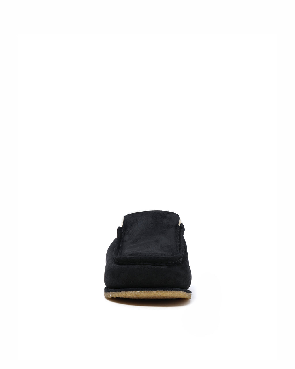 Padded loafer mules