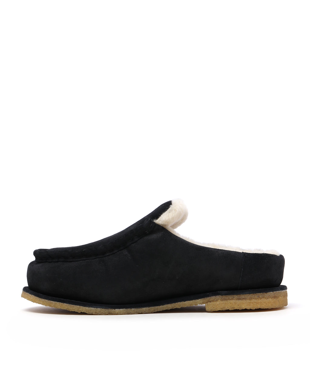 Padded loafer mules