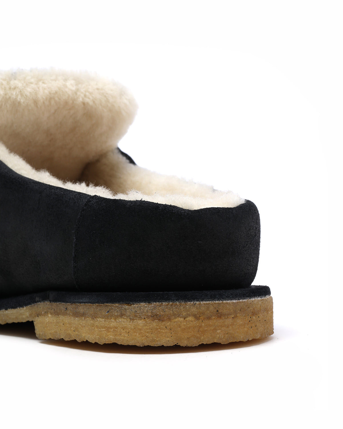 Padded loafer mules