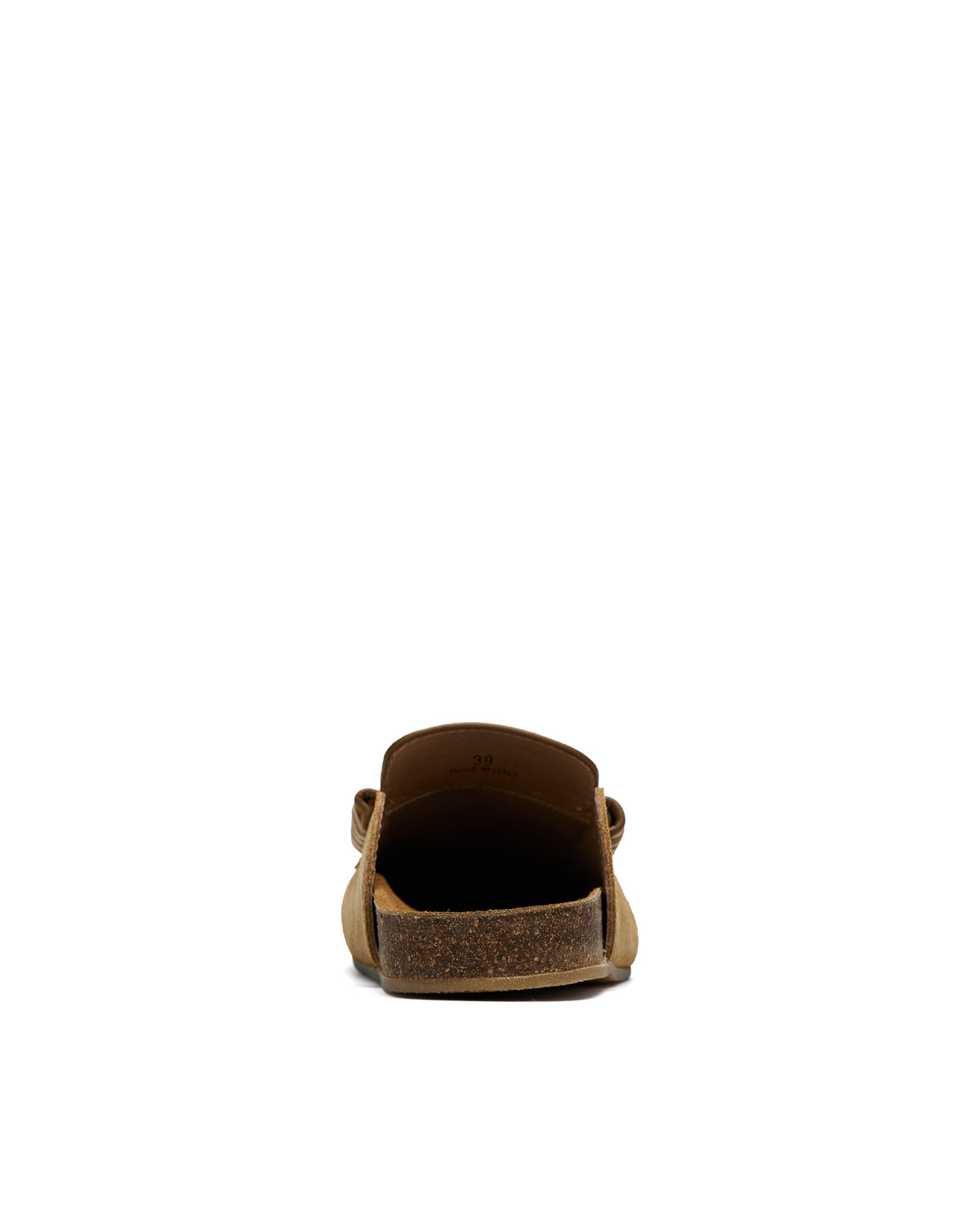 Stitch loafer mules