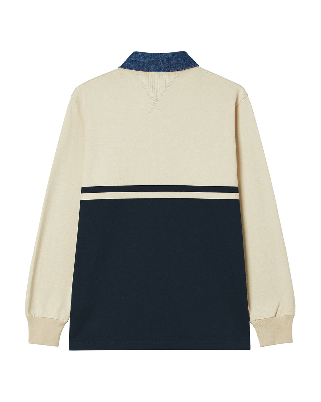 Colour block polo shirt