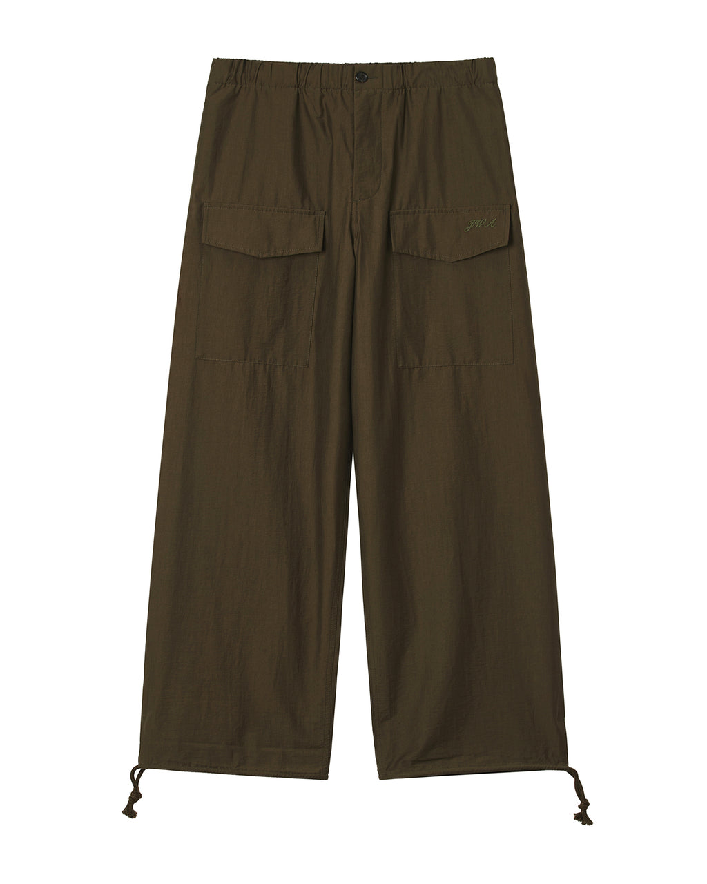 Wide-leg cargo pants