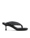 Bumper-Tube embellished sandals