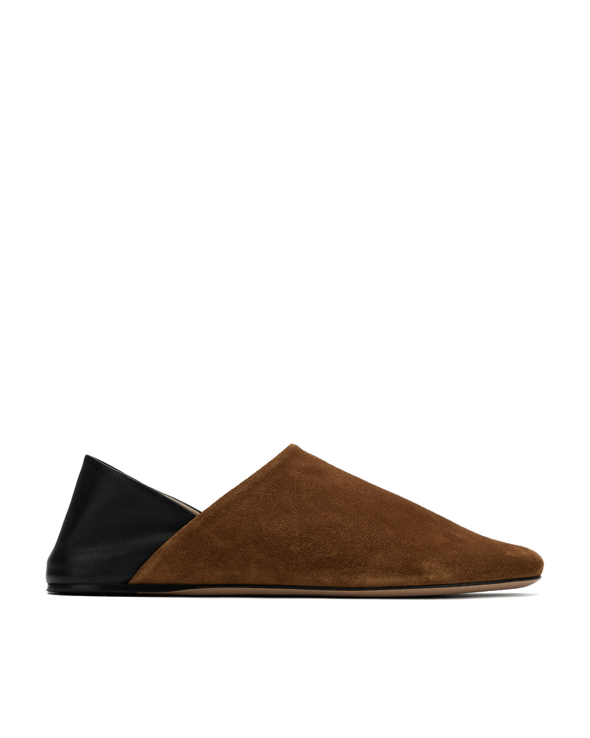 Suede slip-on flats