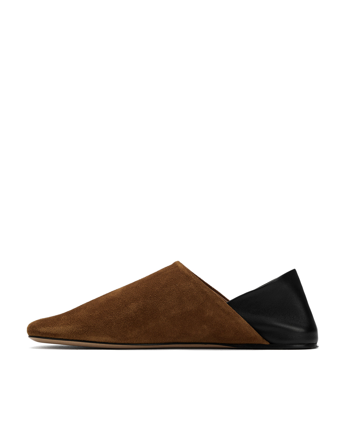 Suede slip-on flats