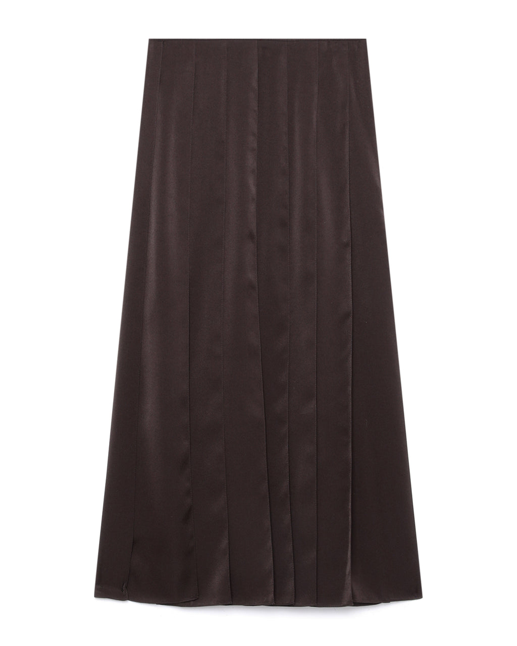 Ribbon panel midi skirt