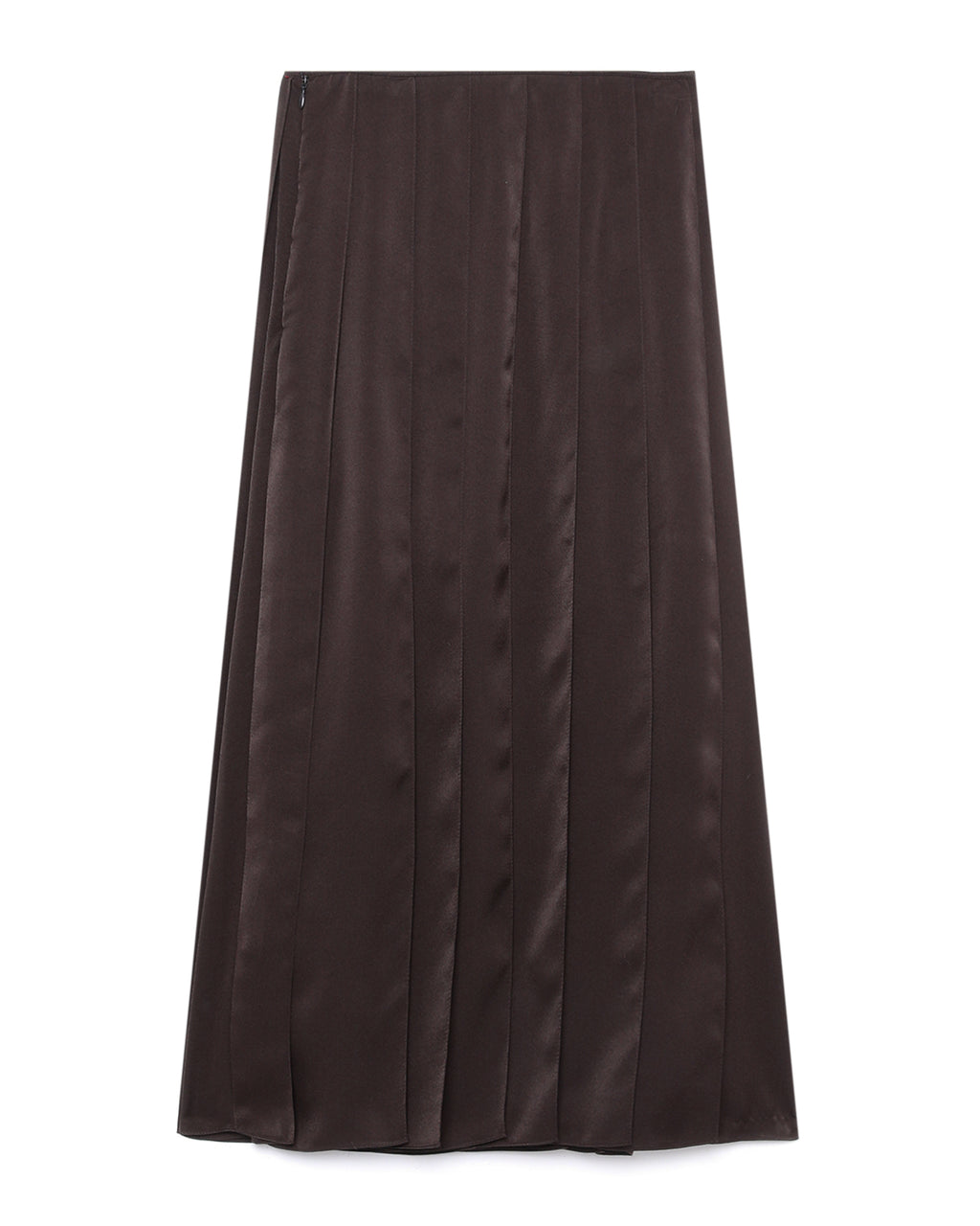 Ribbon panel midi skirt