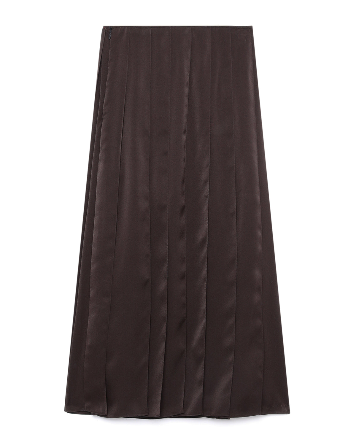 Ribbon panel midi skirt