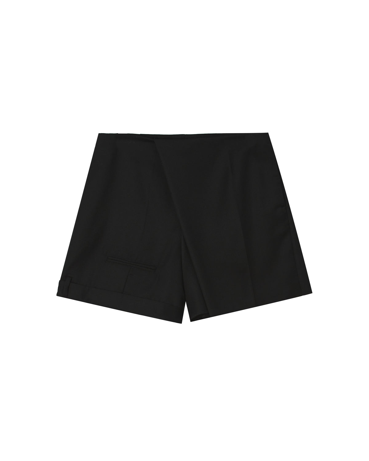 Asymmetric tailored shorts