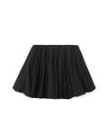 Gathered circle skort
