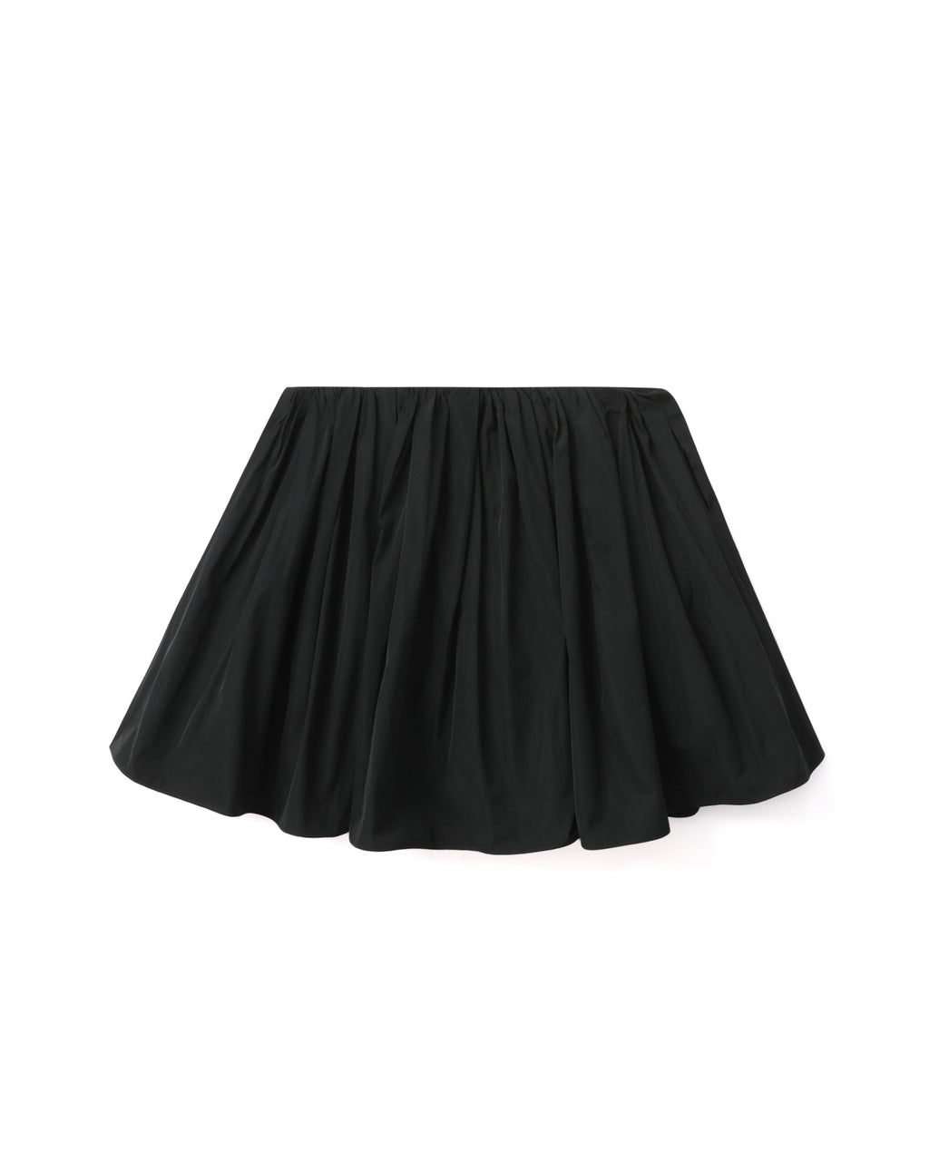 Gathered circle skort