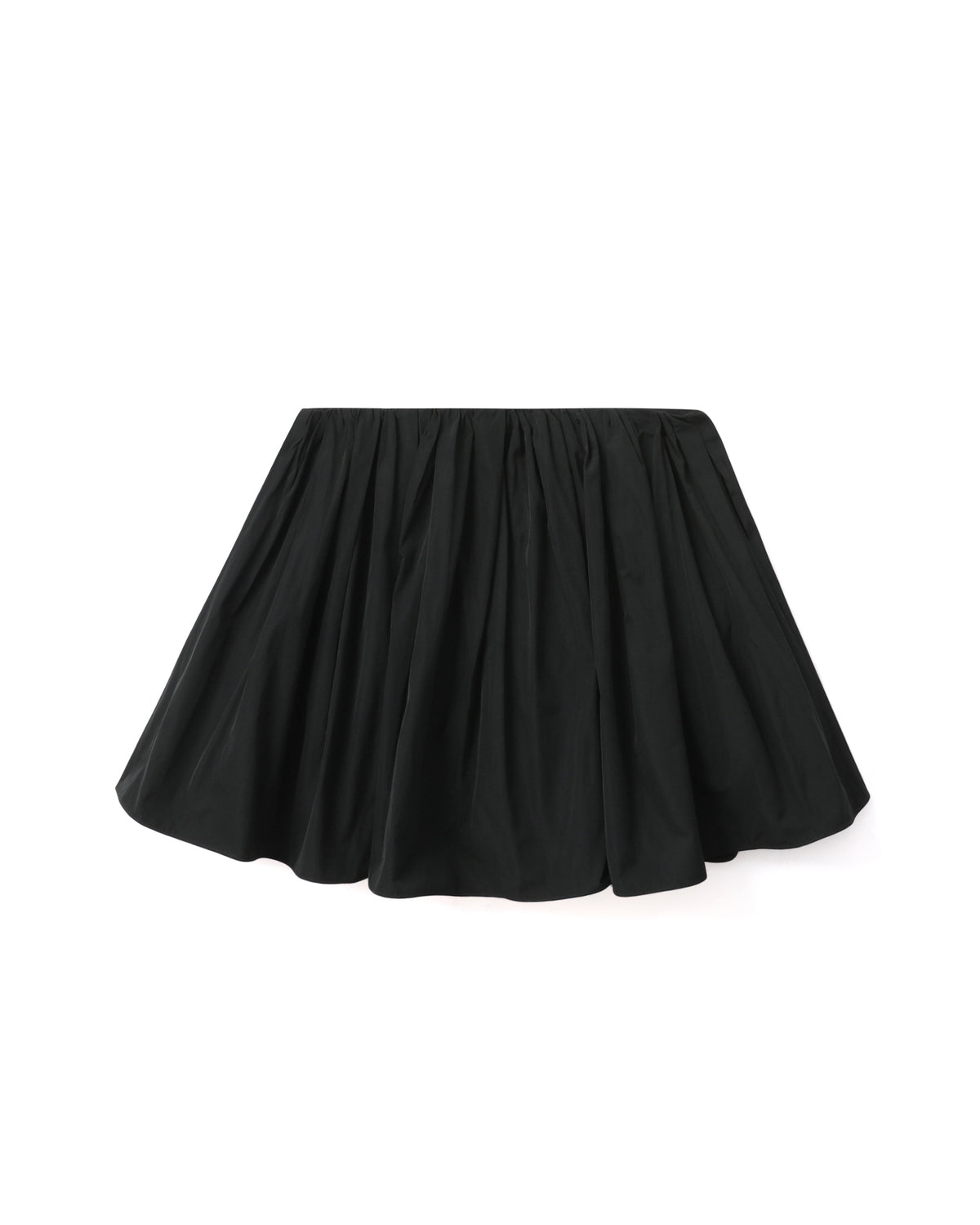 Gathered circle skort
