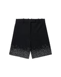 Crystal hem tailored shorts