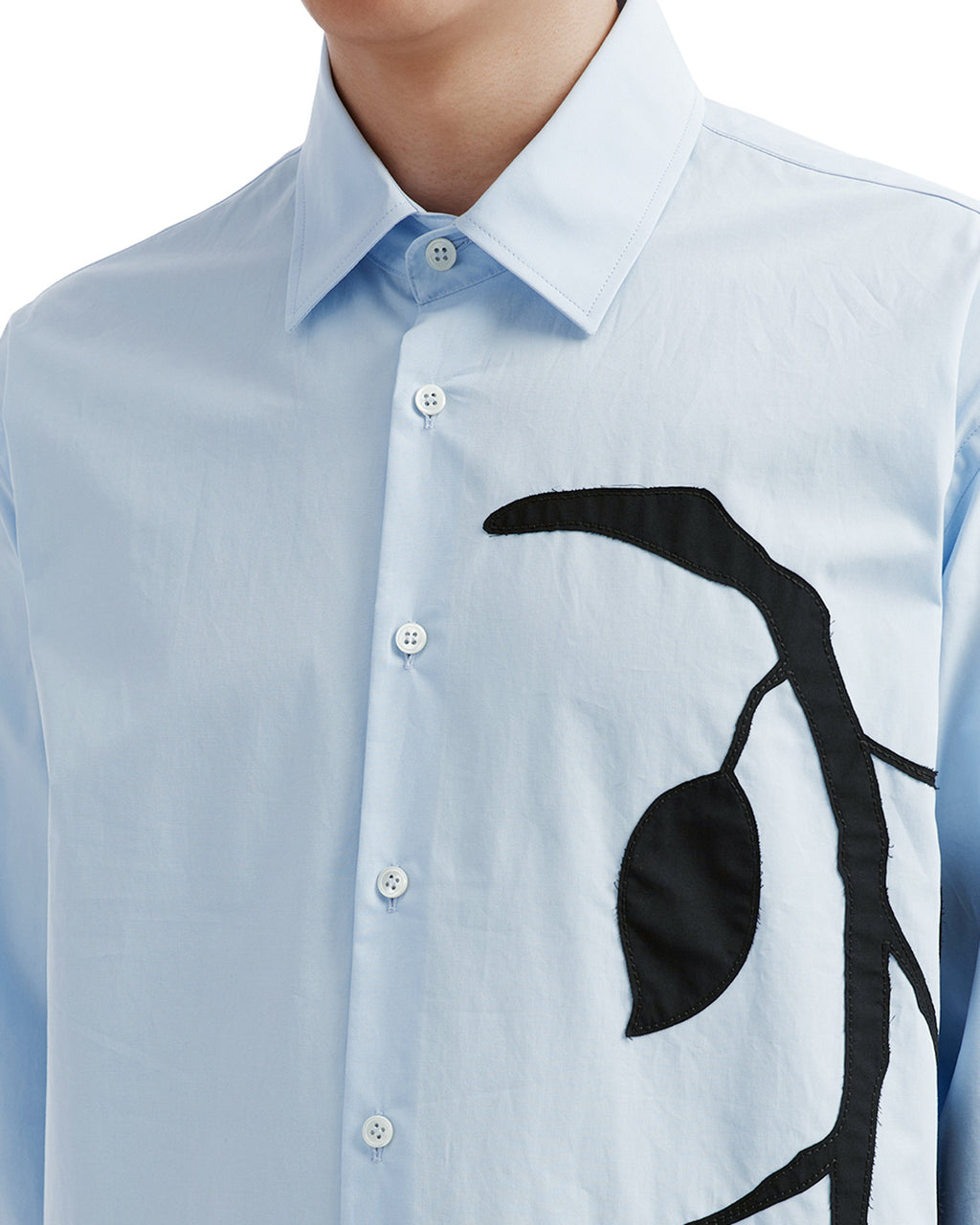 Cherry print long sleeve shirt