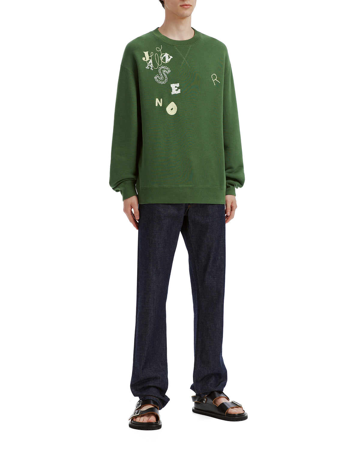 Scattered letters sweatshirt