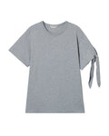 Knotted sleeve tee