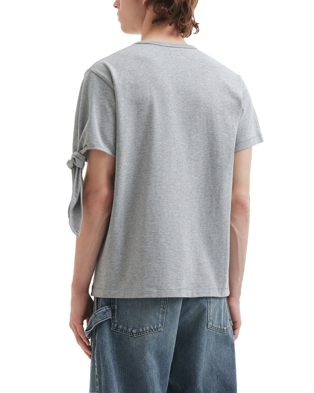 Knotted sleeve tee