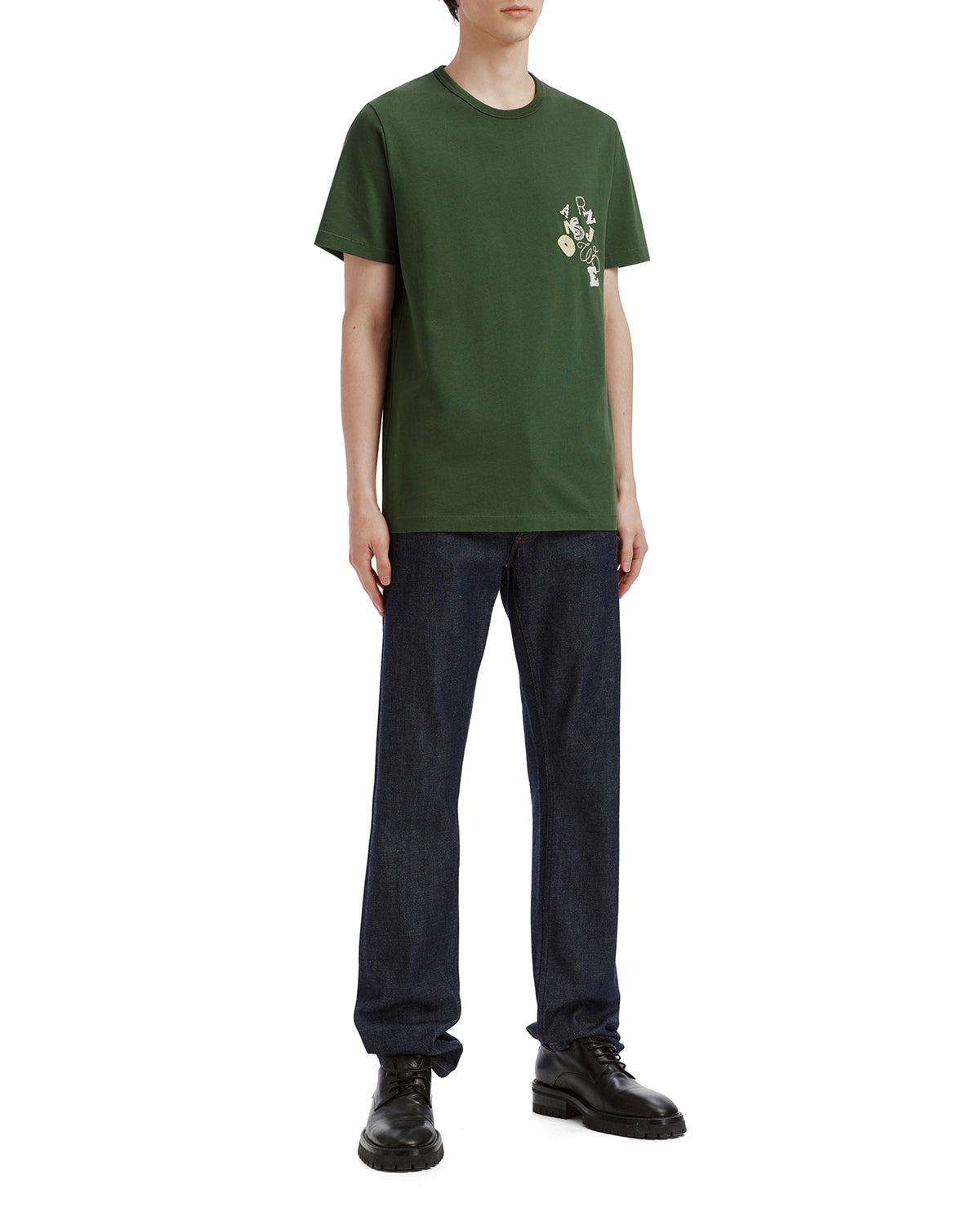 Scattered letters tee